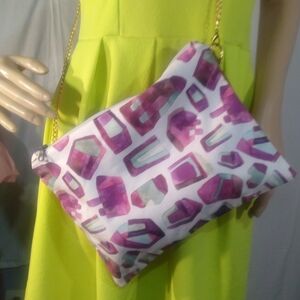 Anne Klein Old Vintage Cross Body Cosmetics Bag. §